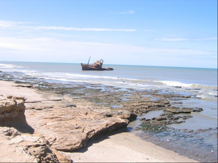 Bahía de los Vientos, en Quequén.