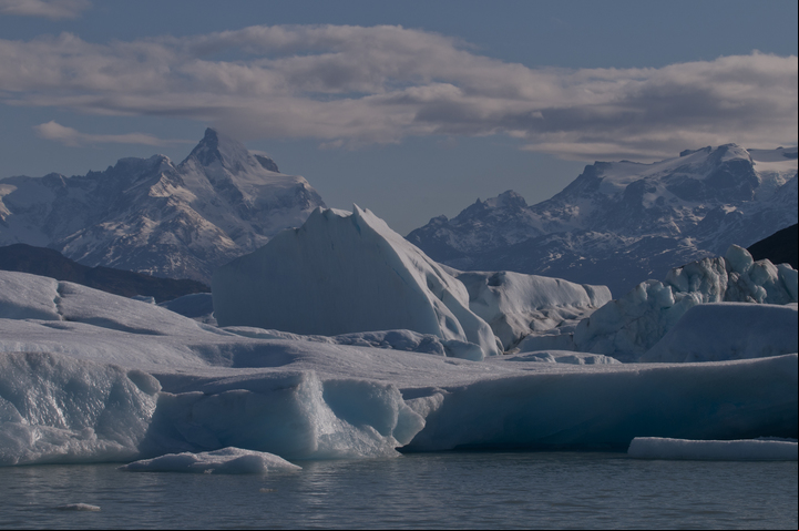 El magnífico glaciar Upsala, en Santa Cruz (Gerardo Dell'Oro).