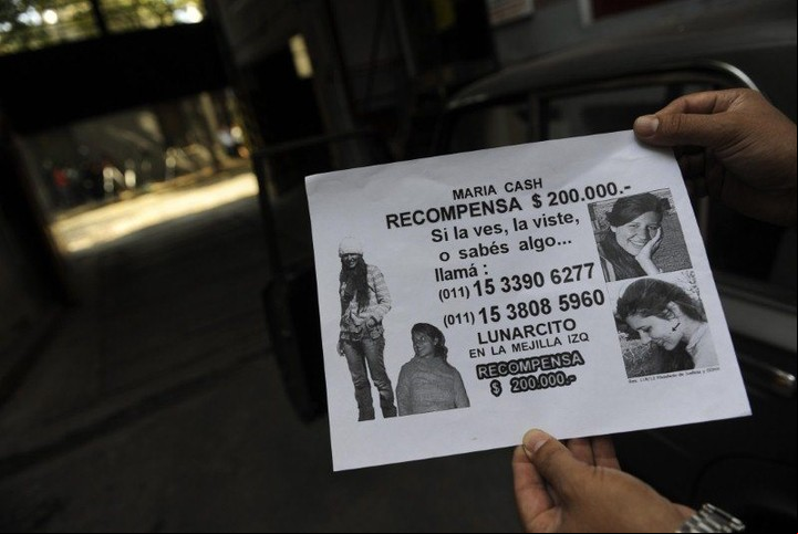 La familia de María Cash se organizó para buscarla durante años. Foto: Leo Vaca.