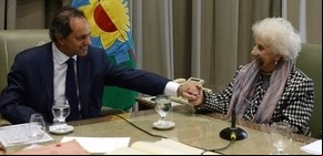 Operan a Scioli por dolores en el muñón de su brazo amputado