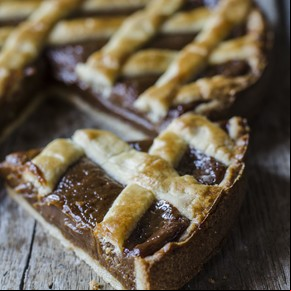 Pastafrola de dulce de leche