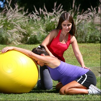 Gimnasia con esferas, para mamás