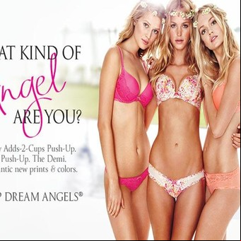 Escotes angelicales