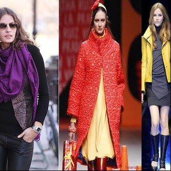 ¿Cómo dar color a tu outfit de invierno?