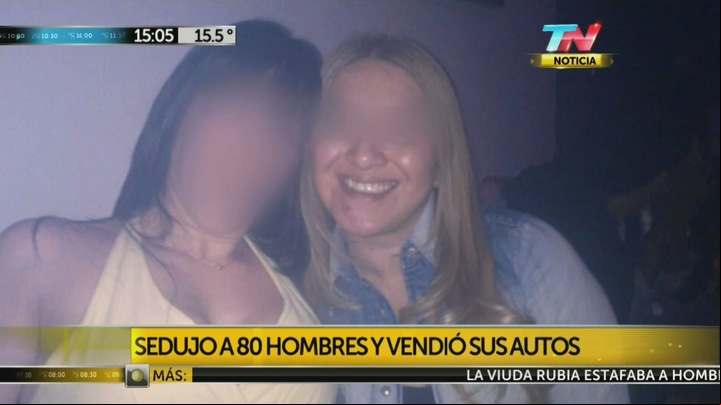 CLAIMA20150714_0235 "La viuda rubia", sedujo a 80 hombres y vendió sus autos. (TN) 2