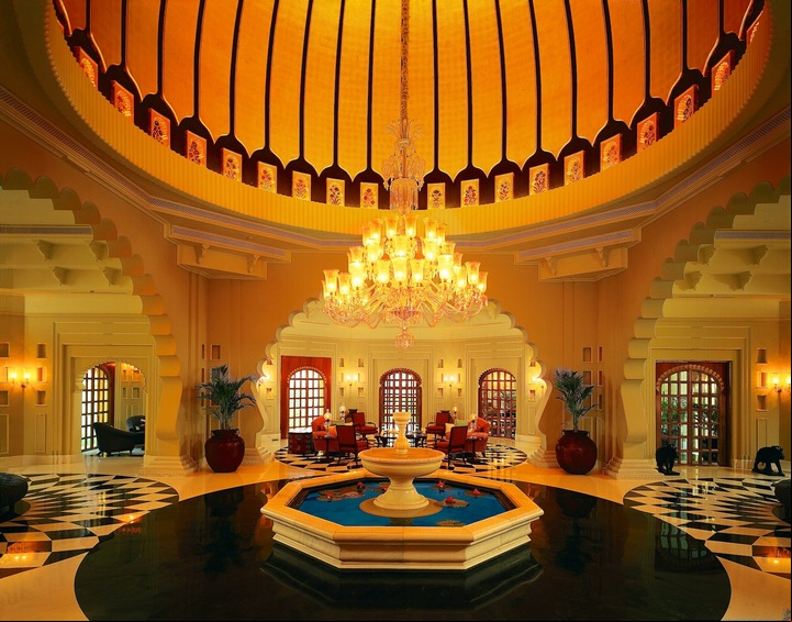 CLAIMA20150715_0134 El lujoso hotel Oberoi Udaivilas, en Udaipur India