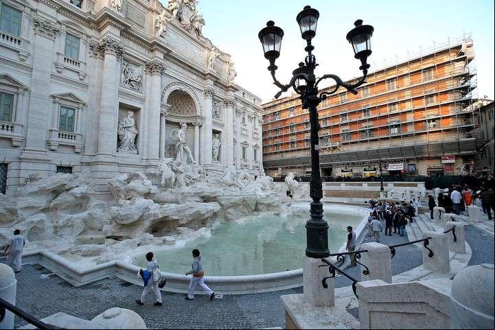La Fontana de Trevi comenzó a construirse en 1732 EFE/Alessandro Di Meo
