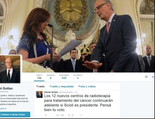 El ministro de Salud desmintió el tuit y denunció que le hackearon la cuenta