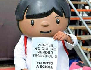 Zamba, el personaje de Paka Paka, se sumó a la campaña sucia