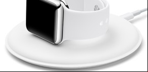 Apple puso a la venta una base magnética para cargar su reloj inteligente