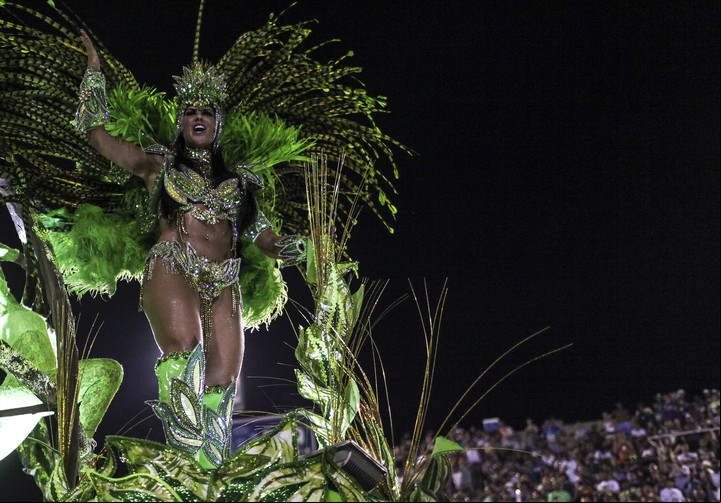 La Escuela de Samba Imperatriz Leopoldinense, en la edición del año pasado (EFE).
