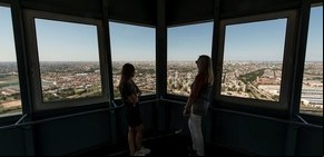 Ganaron un concurso y subieron a la torre más alta de la Ciudad
