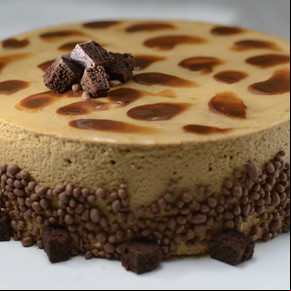 Torta de mousse de dulce de leche