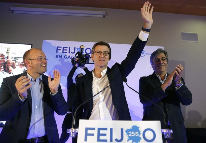 Alberto Nuñez Feijóo, líder del Partido Popular. Foto EFE