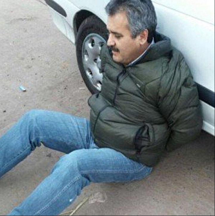 El narco Delfín Castedo, cuando lo capturaron.
