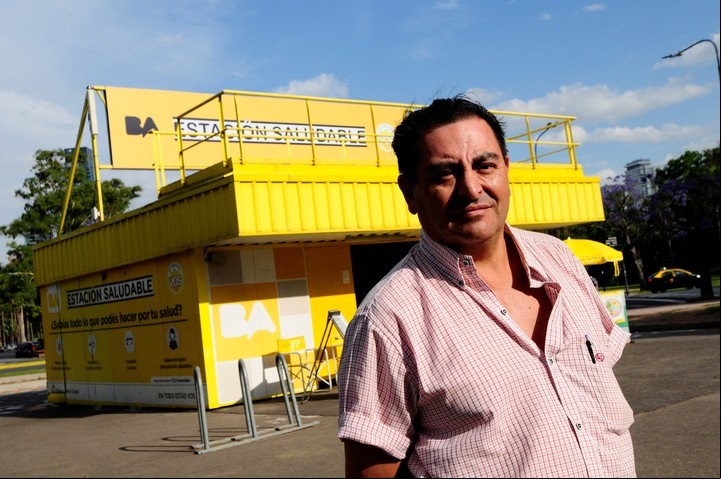 Ciudad - Jorge Eduardo Navarro, es diabético y se lo detectaron en una de las Estaciones Saludables, donde además le hacen el seguimiento. Foto: Fernando de la Orden