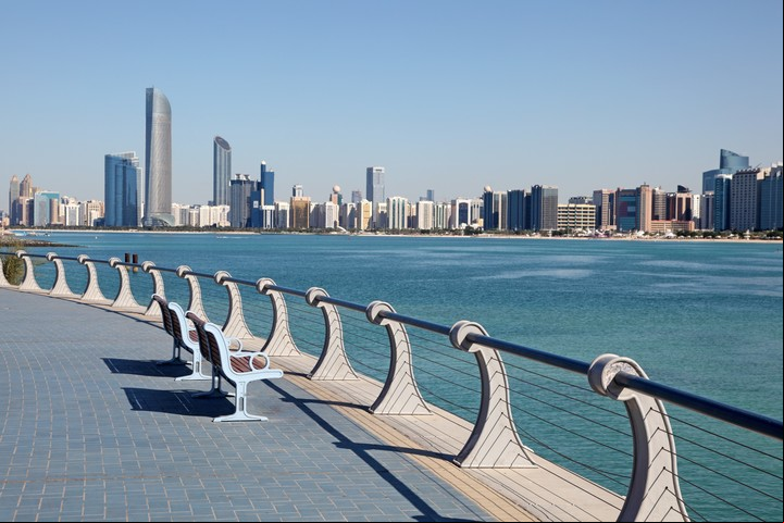 Abu Dabi. Corniche en Abu Dabi (Getty Images)