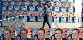 Francia: el independiente Emmanuel Macron supera por primera vez a Marine Le Pen en los sondeos