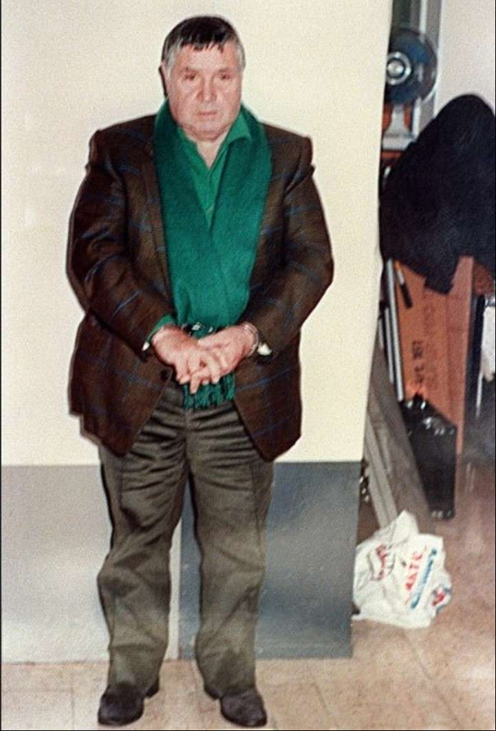 El día de su detención en 1993. Tenía el aspecto de un jubilado. Nadie podía creer que era Riina.