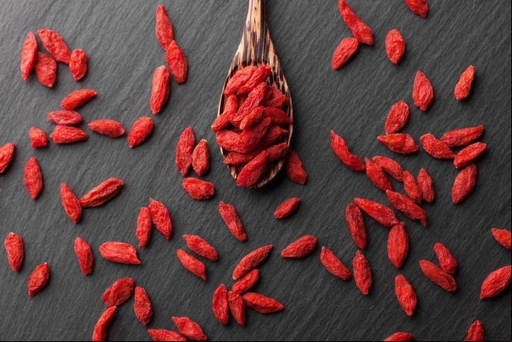 Las bayas de goji concentran una gran cantidad de vitaminas y minerales.