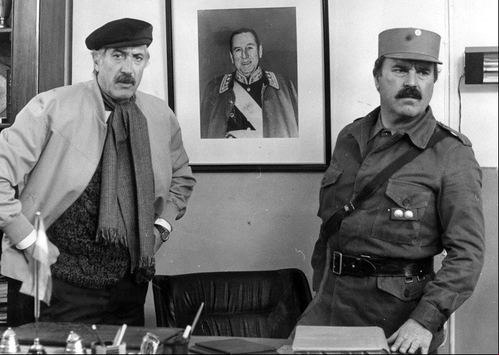 Con Rodolfo Ranni, en "No habrá más penas ni olvido".