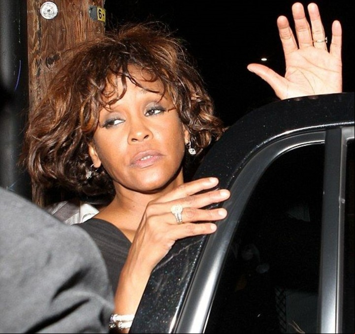 Última foto tomada antes de morir de Whitney Houston.