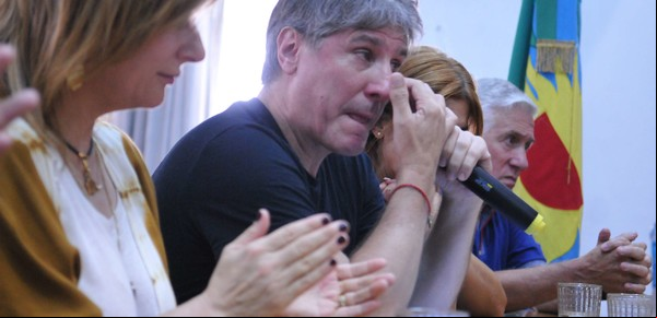 Amado Boudou volvió al PJ y lloró cuando recordó las semanas que pasó en la cárcel