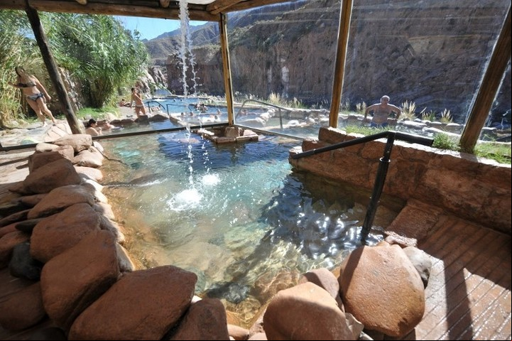 Termas de Cacheuta, en Mendoza.