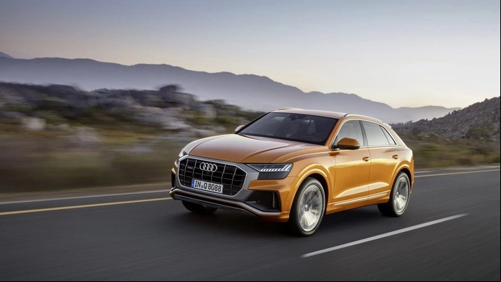 El Audi Q8 es uno de los "mild-hybrid" que llegarán al país.