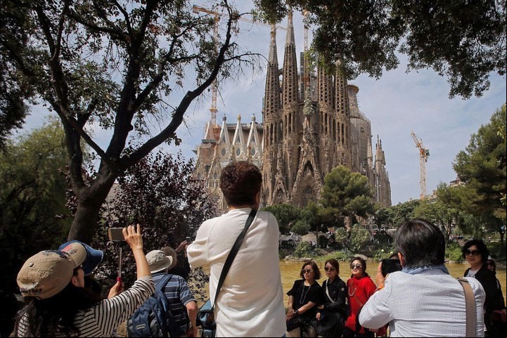 La Sagrada Familia en Barcelona. (Manu Fernandez/Associated Press)