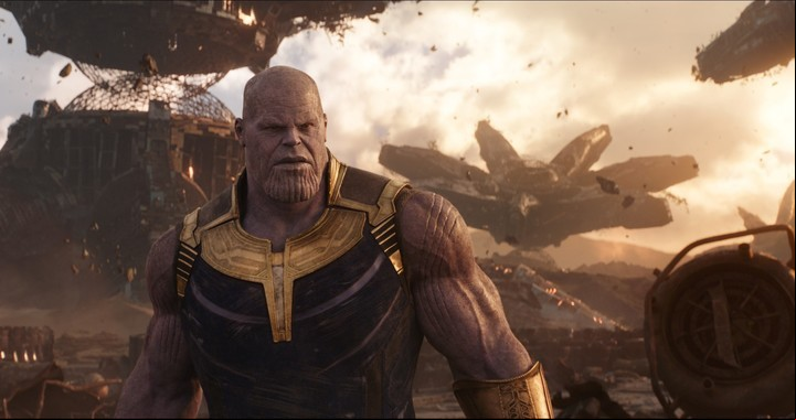 Como Thanos, el malvado de "Avengers: Infinity War", donde masacra a más de un superhéroe. FOTO: DISNEY