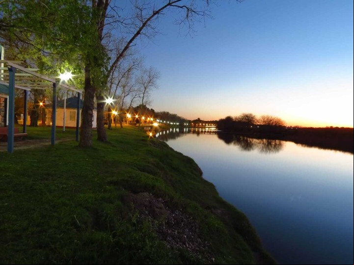 Río Salado, en General Belgrano.