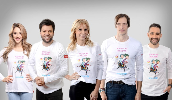 Los conductores de Un Sol para los Chicos. (Canal 13)