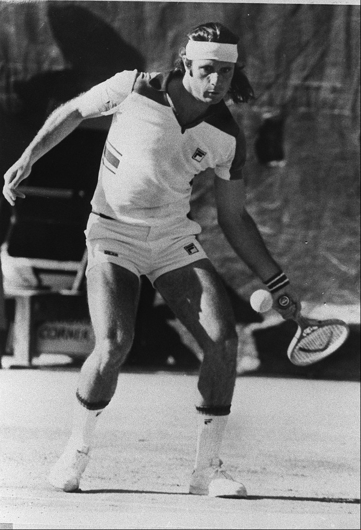 Guillermo Vilas en el torneo de Forest Hill en 1977. (AP/Archivo)