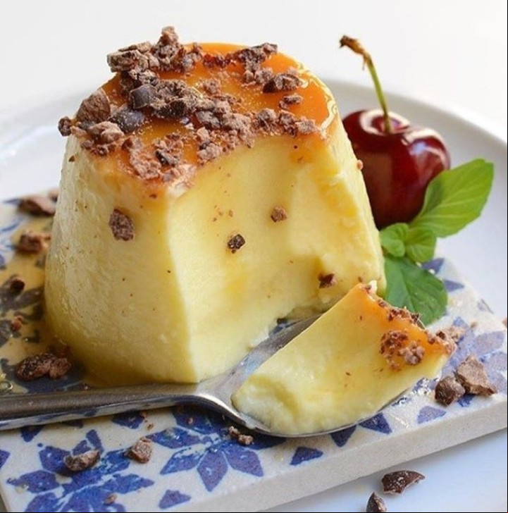 Flan de mascarpone por Cristian Aquila