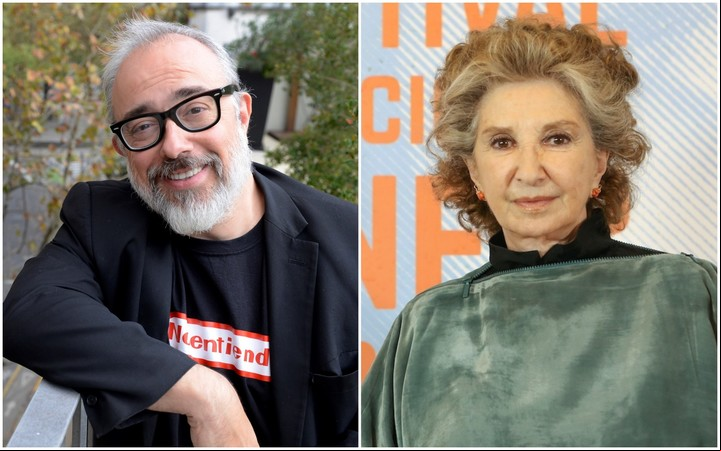 Alex de la Iglesia y Norma Aleandro, a beneficio de la Casa del Teatro.
