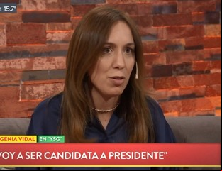 María Eugenia Vidal: "No voy a ser candidata a presidenta"