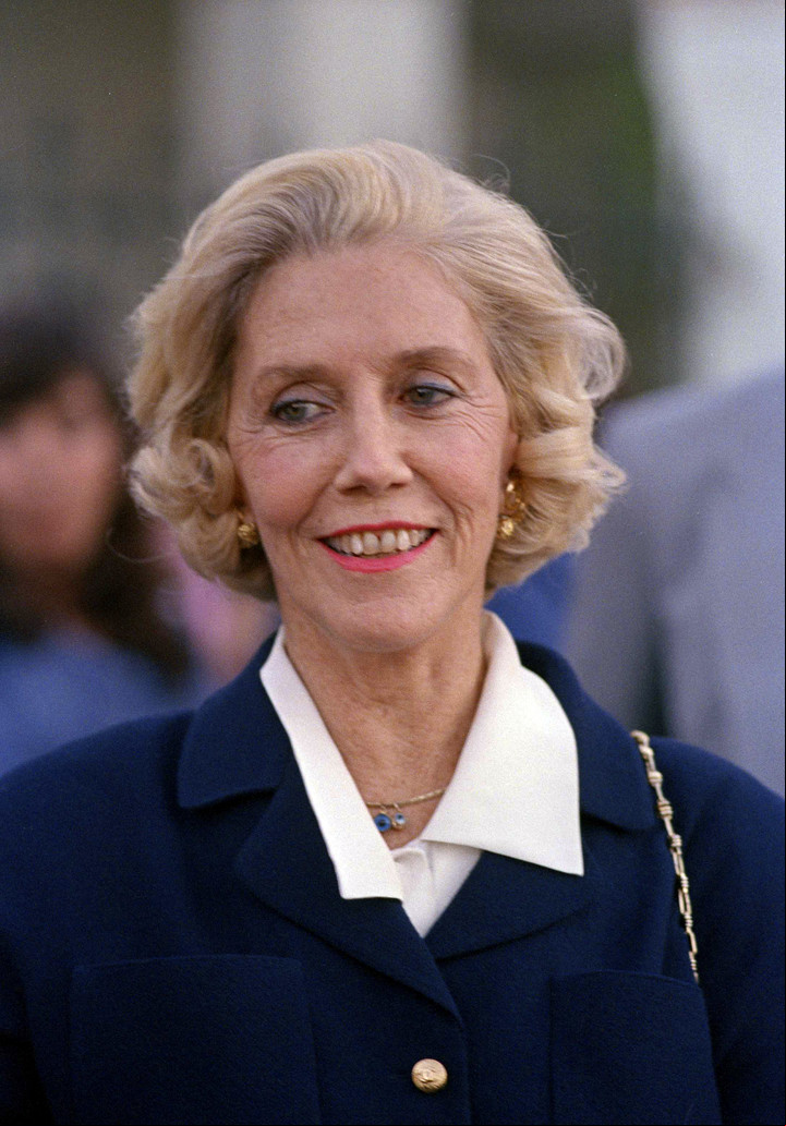 La empresaria Amalia "Amalita" Lacroze de Fortabat, en una foto de 1989. (AP)