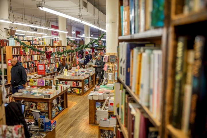Una emblematica libreria de Nueva York. archivo Clarín.