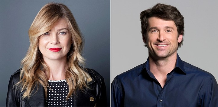 Ellen Pompeo y Patrick Dempsey.Los actores tenían una relación tensa en el set de la serie "Grey's Anatomy".