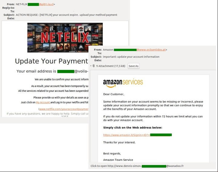 Los estafadores utilizan los servicios online para pescar incautos. (Kaspersky)