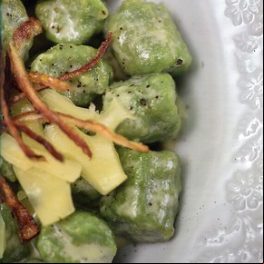 Ñoquis de espinaca