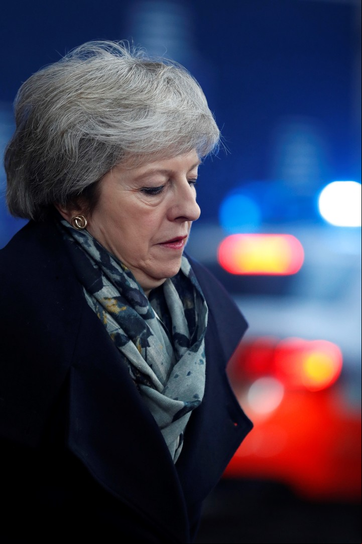 Theresa May era partidaria de que el Reino Unido permaneciera en la Unión Europea. (AP)