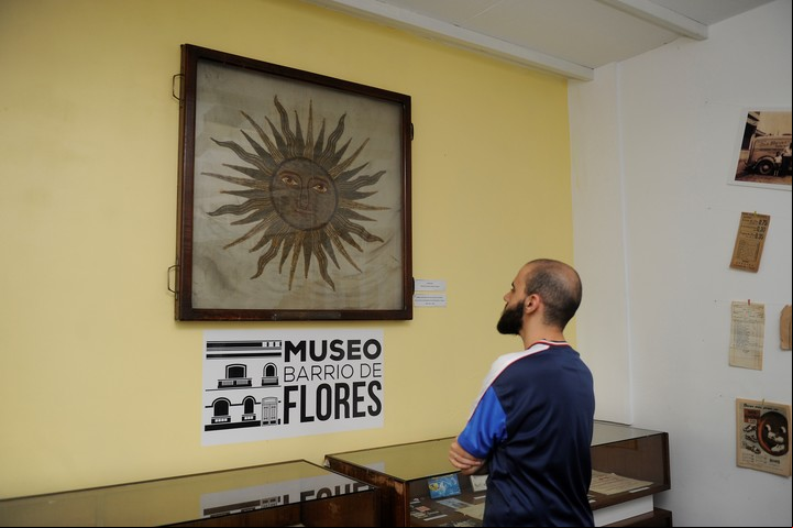 De Gala. La bandera flameó en Plaza Pueyrredón entre fines de los años '30 y los '50. /Alfredo Martinez