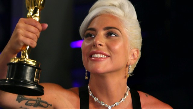 En 2019, Lady Gaga ganó el premio a la Mejor Canción Original por "Shallow" de "A Star is Born" en la 91.ª edición de los Premios Oscar. Foto: AFP/JB Lacroix