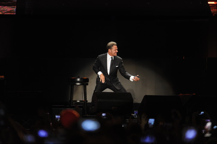 Luis Miguel, en el Campo de Polo. Si todo sale bien, allí cerraría en diciembre su tour internacional. Foto: Martín Bonetto