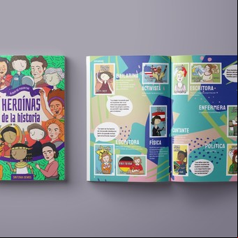 "Heroínas de la historia", un álbum de figuritas con mujeres que abrieron caminos