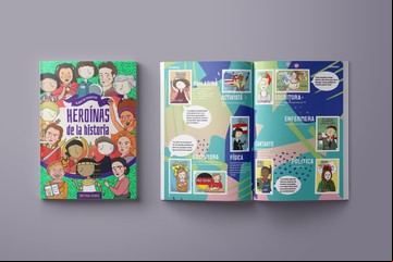 "Heroínas de la historia", un álbum de figuritas con mujeres que abrieron caminos