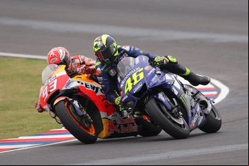 Marc Márquez y Valentino Rossi vuelven a Termas de Río Hondo, escenario de una de sus batallas más duras
