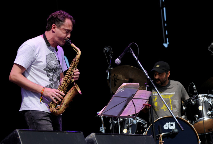 En el Lollapalooza 2019, Escalandrum plantó bandera propia y salió airoso. Foto: Fernando la Orden